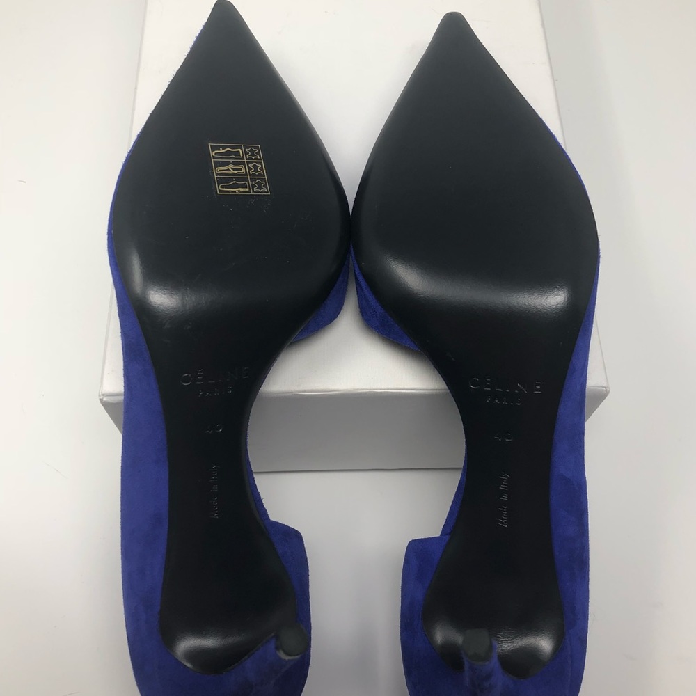 Celine Pointy Lamb Suede Pumps (Brand New) - Picture 7 of 7